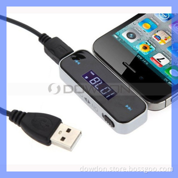 3.5mm Jack Auto Car FM Transmitter for All Smartphones (FM-01)
